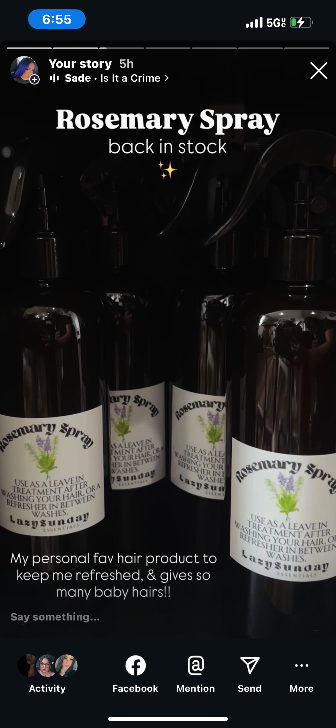 Rosemary Detox Spray