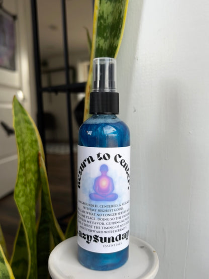 Return to Center Spray